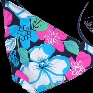 Hollister Flower Bikini Bottom, Size S, Side Ties, Cheeky Bottom